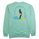 VISSLA | Cruzzy Crew Mint Pullover  XL