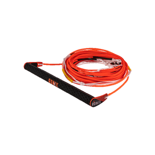 RONIX | Combo 6.0 Hide Grip w/80 Ft Dyneema Rope Neon Red