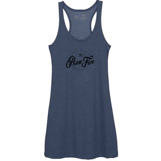 PHASE FIVE | Ladies Script Tank Dress Indigo