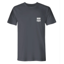 MASTERCRAFT | MENS SHIELD LEFT CHEST TEE GREY