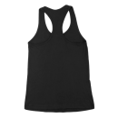 PHASE FIVE | LADIES LOTUS FLOWER HALTER RACERBACK TANK BLACK